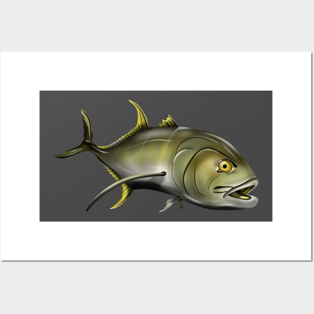 Jack Crevalle Wall Art by SuthrnView